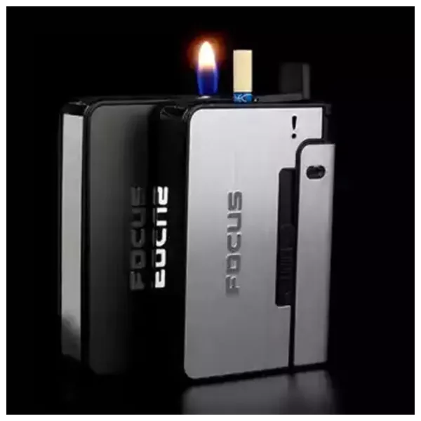 Cigarette Case With Lighter