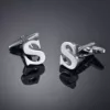 S Letter Cufflinks