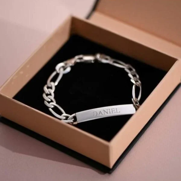 Men's Personalized Name Engraved Bracelet