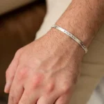 Men's Engraved Bar Bracelet - Image 2