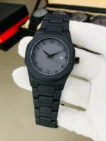 Arabic Black Aura Steel Watch