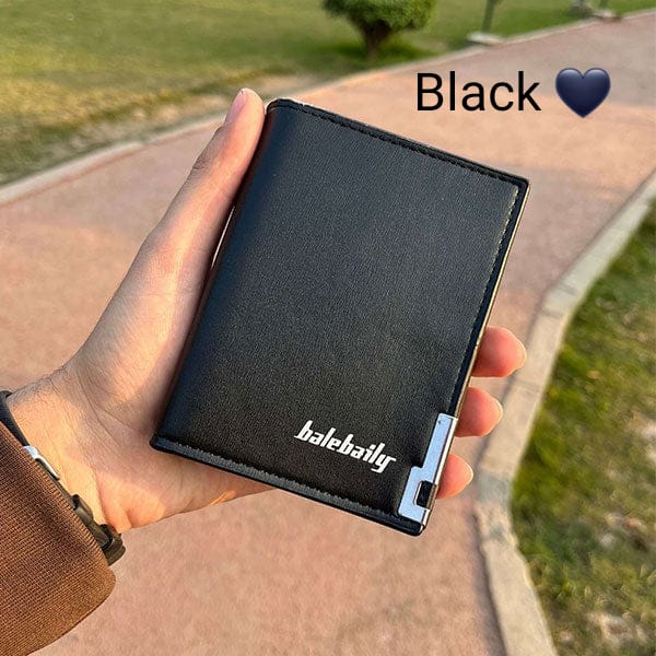 BAELLERRY High Quality Very Spacious Top Zipper Half Long Wallets Plus CardHolder