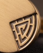 High Quality Matt Gold Cufflinks - Image 3